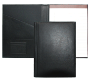 Black Leather Padfolios for Men