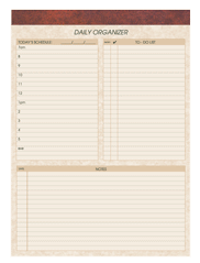 Organizer Ruled Pads