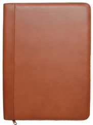 Tan Leather and Nylon Padfolios